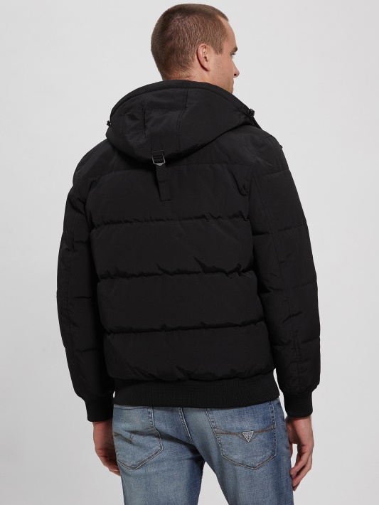 Jet Black Multi Guess David Puffer Striukė