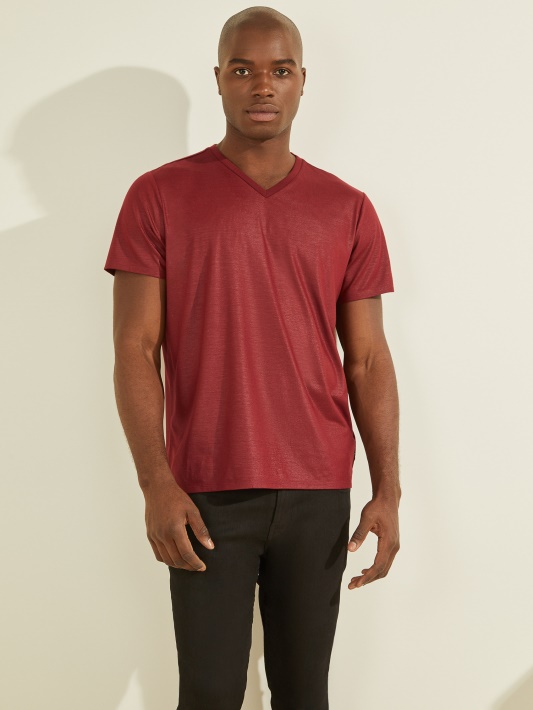 Mason V-neck Tee Guess Pinot Noir A586