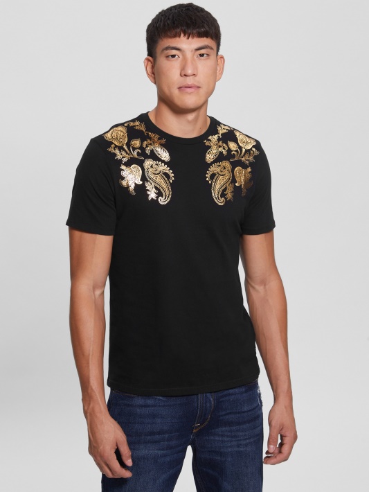 Jet Black Eco Paisley Tee Spėjimas
