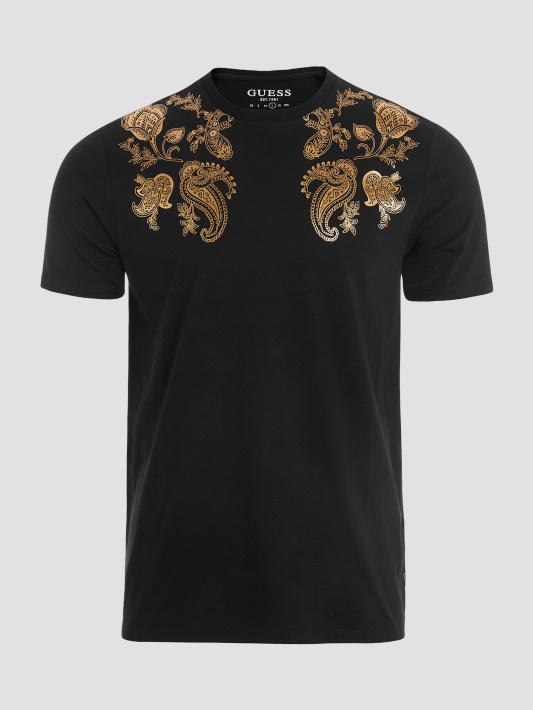 Jet Black Eco Paisley Tee Spėjimas