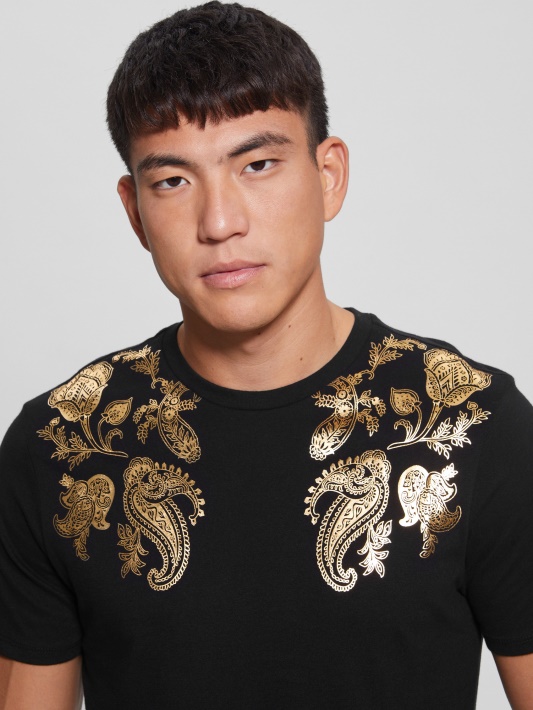 Jet Black Eco Paisley Tee Spėjimas