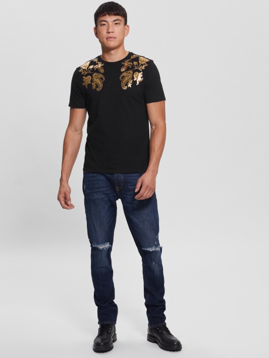 Jet Black Eco Paisley Tee Spėjimas