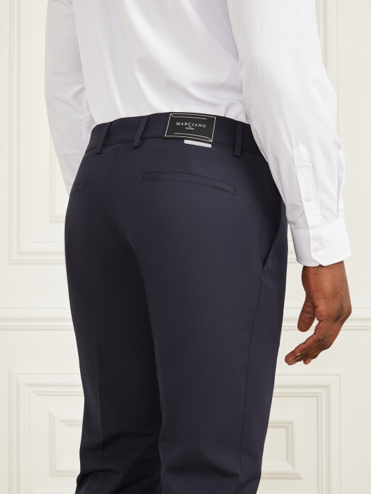 Atspėkite Mėlynas Elegantiškas Marcello Atliekančias Chino Kelnes