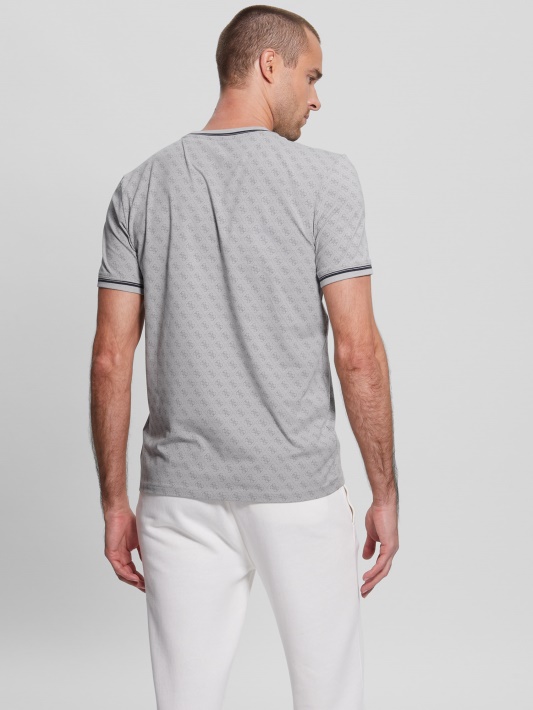 Guess Eco Marshall Tee 4g Aop Seaside Mist