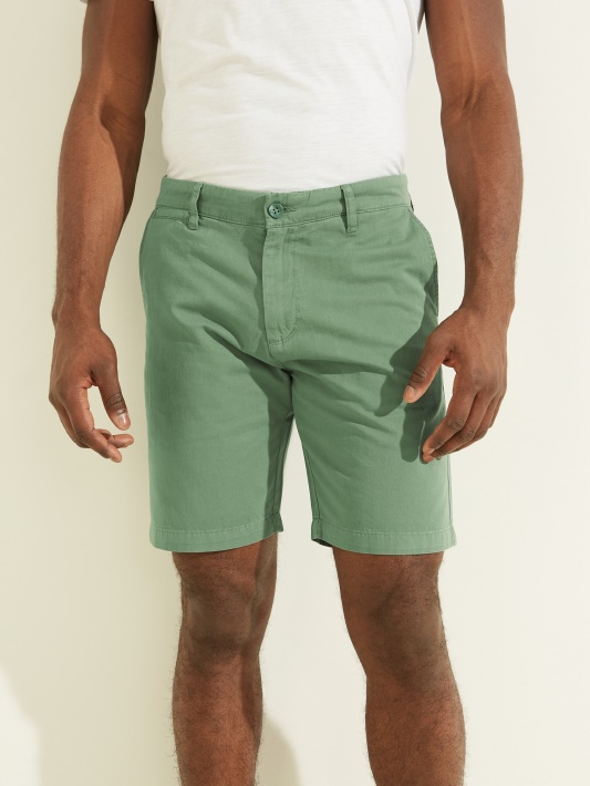 Laukas žalias Multi Spėjimas Canon Twill Chino šortai