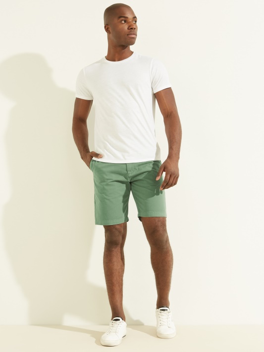 Laukas žalias Multi Spėjimas Canon Twill Chino šortai