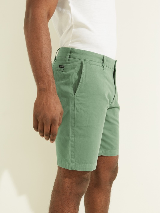 Laukas žalias Multi Spėjimas Canon Twill Chino šortai