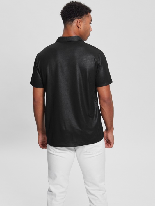 Jet Black Mūrinis Blizgesys Polo Spėjimas