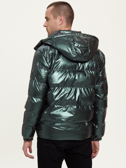 Atspėkite Alpine Grove Metalinę Pūkinę Striukę