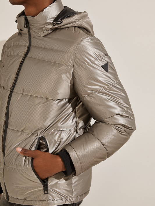 Pilkas Multi Harris Puffer Coat Spėjimas