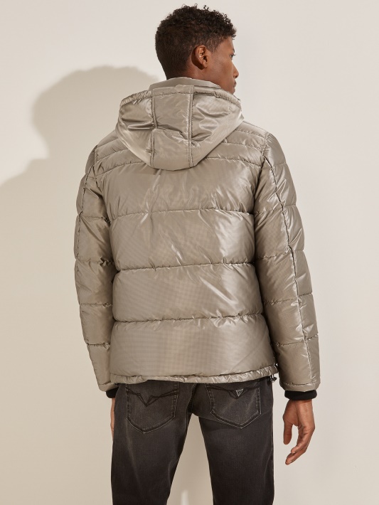 Pilkas Multi Harris Puffer Coat Spėjimas