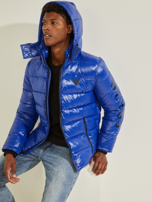 Atspėkite Anthony Logotipą Puffer Striukė Erdvė Multi