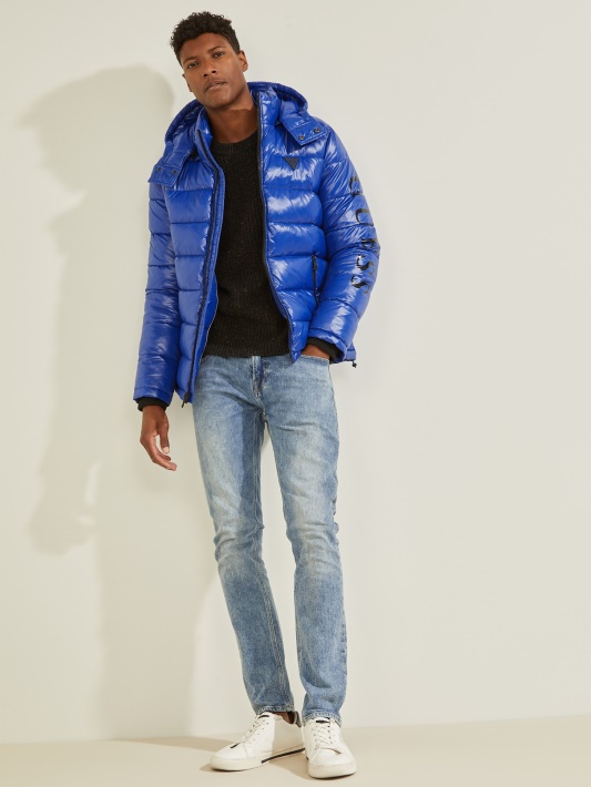 Atspėkite Anthony Logotipą Puffer Striukė Erdvė Multi