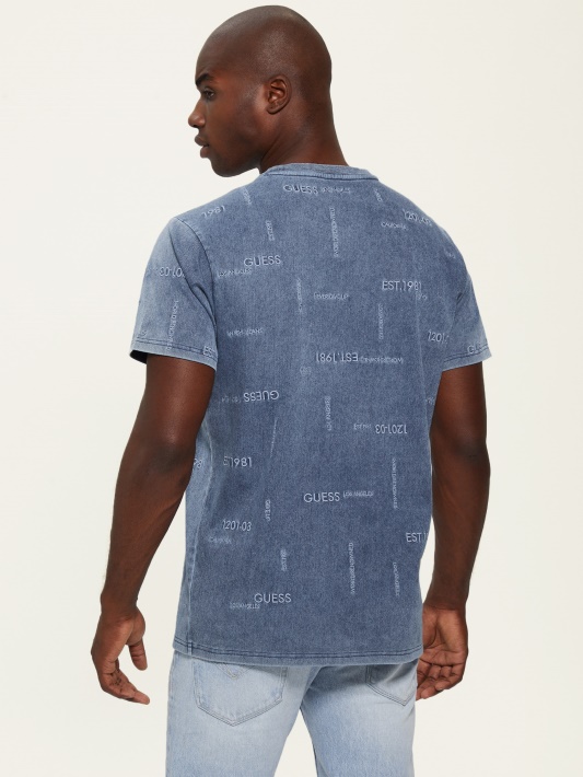 Indigo Ates Logotipas Tee Spėjimas