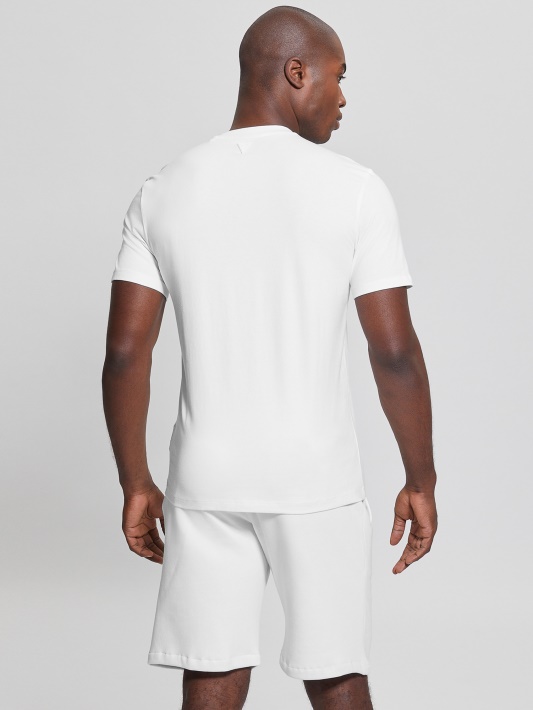 Eco Alphy Tee Guess Blanc/scuffy