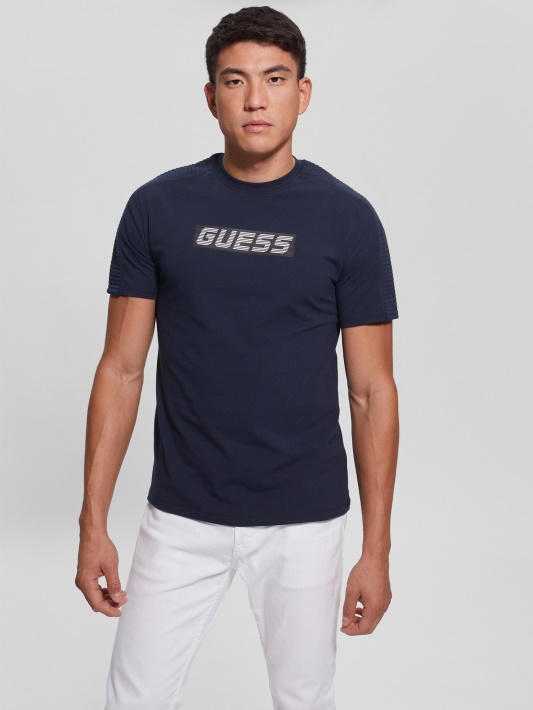 Mėlynas Stilingas Eco Camron Guess Marškinėliai