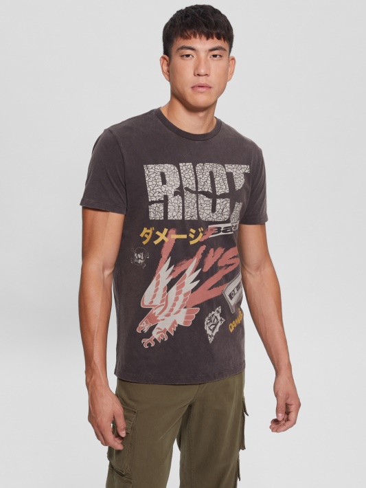 Riot Tour Tee Spėlioti Jet Black Multi