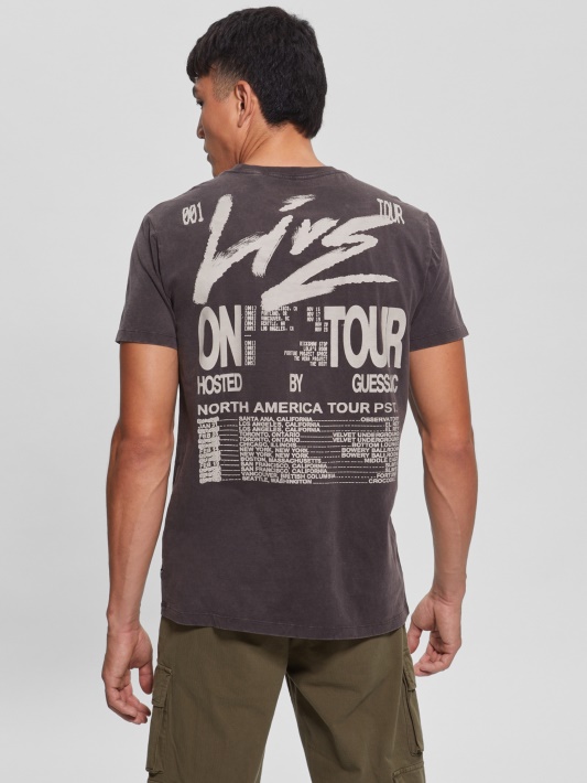 Riot Tour Tee Spėlioti Jet Black Multi