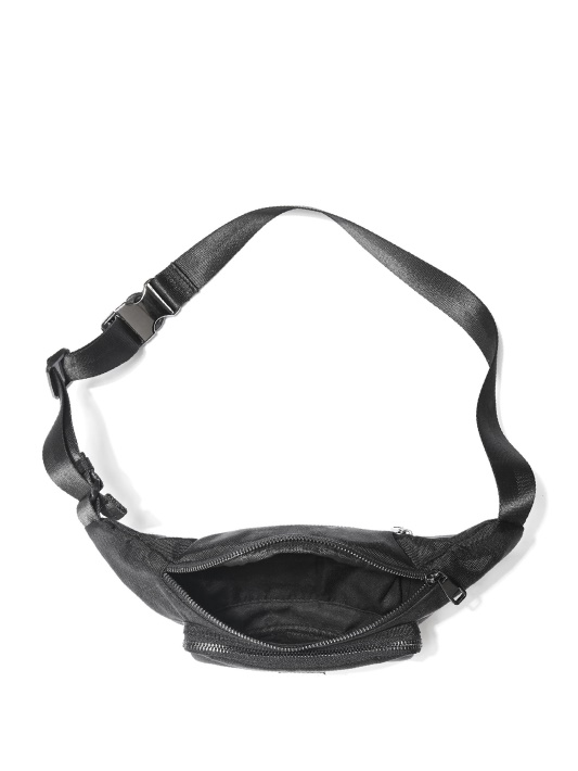 Drobė Fanny Pack Juoda Spėjimas