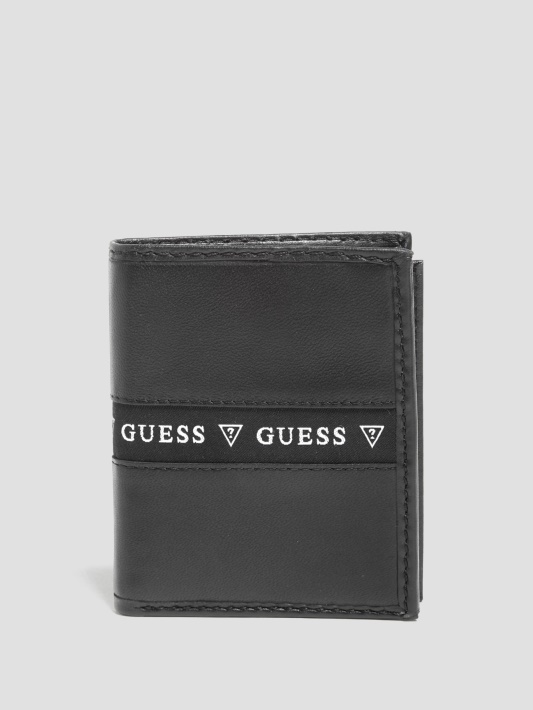 Juoda Evandro Bifold Piniginė Spėlioti