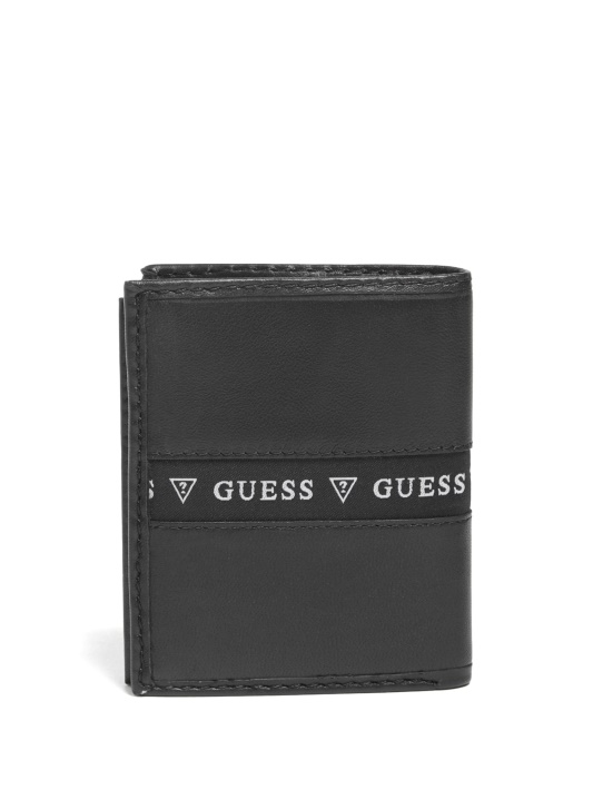 Juoda Evandro Bifold Piniginė Spėlioti