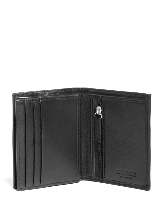 Juoda Evandro Bifold Piniginė Spėlioti