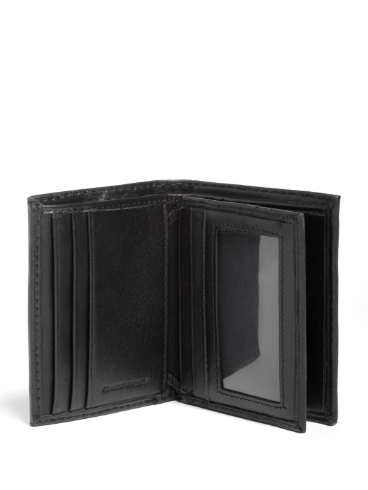 Juoda Evandro Bifold Piniginė Spėlioti