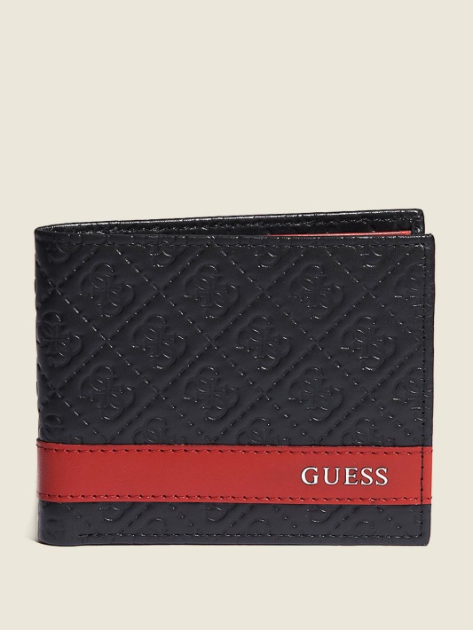 Mesa Double Billfold Piniginė Atspėti Juoda/raudona