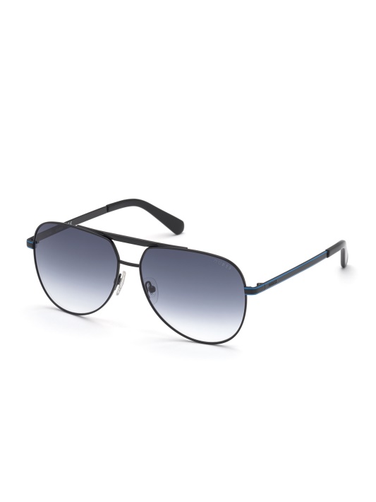 Juodi Guess Manny Aviator Akiniai Nuo Saulės
