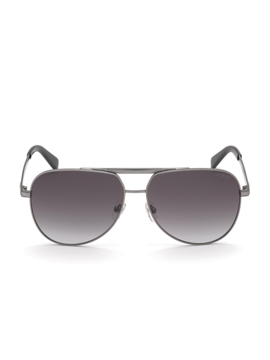 Sidabriniai Guess Manny Aviator Akiniai Nuo Saulės