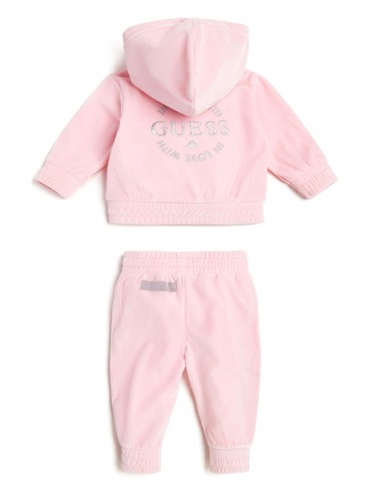 Taffy Rose Velvetinė Striukė Ir Kelnių Komplektas (0-24m) Atspėti