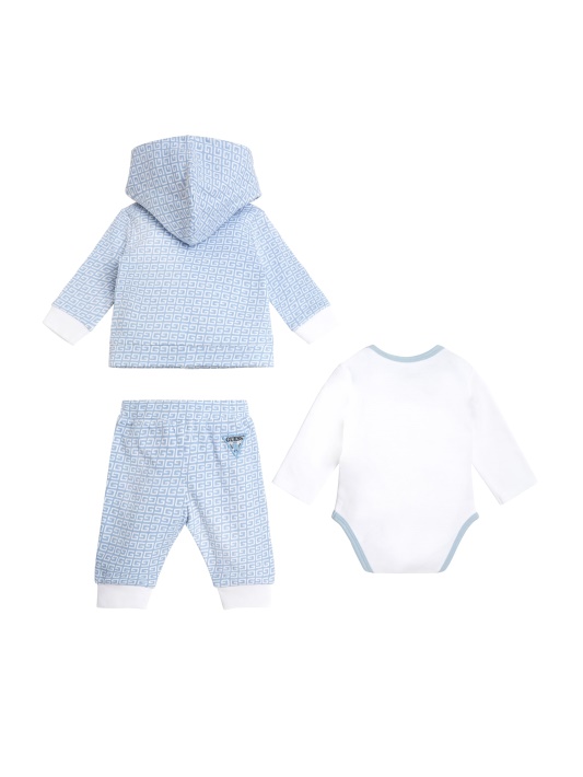 Take Me Home Set (0-12m) Allover Logotipas G Baltas Spėjimas