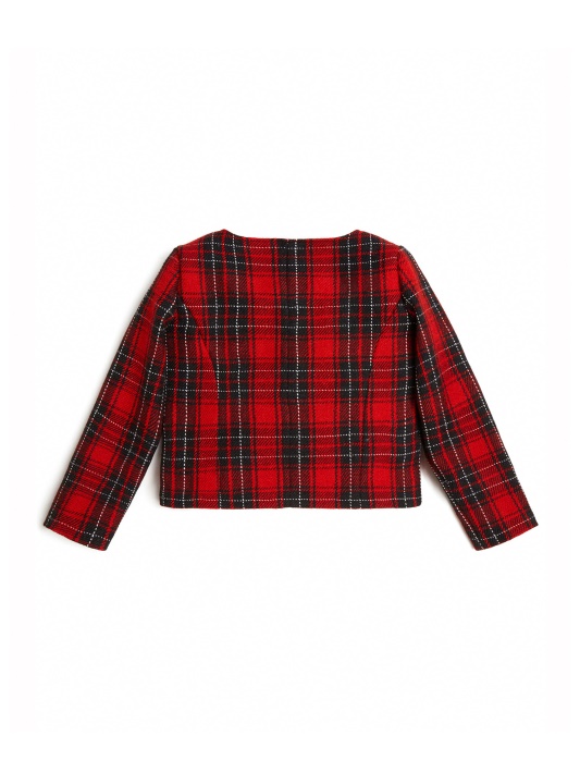 Tartan Languota Striukė (7-16) Atspėti Raudonos / Juodos Spalvos Derinį
