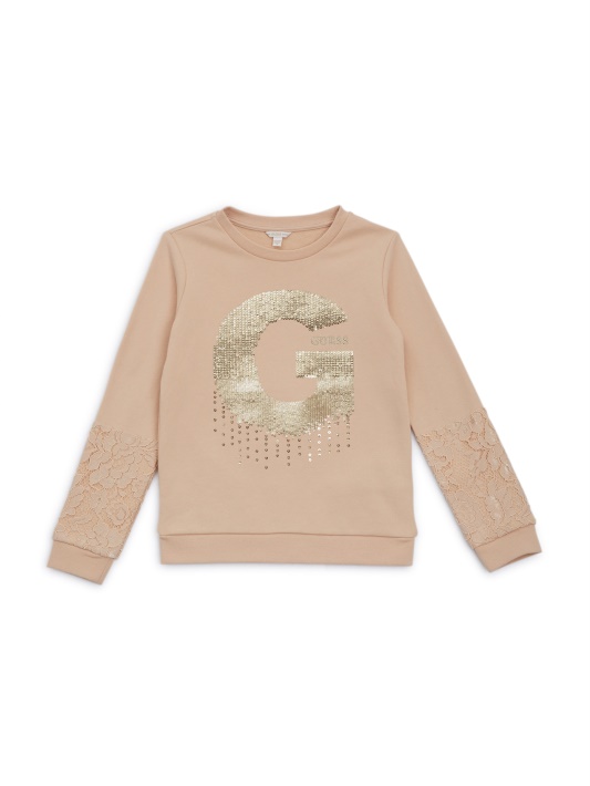 Cosmic Vanilla Guess Active Viršus Su Nėrinių įdėklais (7–16)