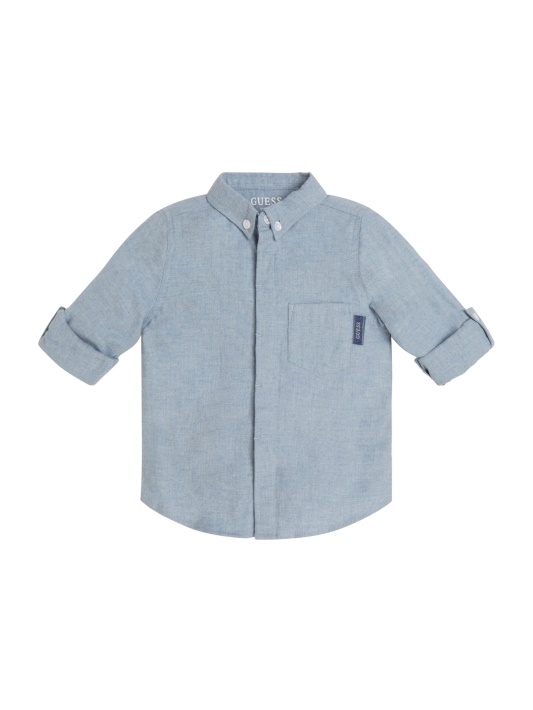 šlifuoti Silkės Marškiniai (3m-7) Atspėti Polar Blue Multi