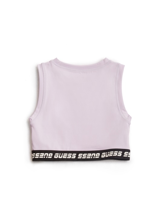 Guess Logo Apdaila Aktyvi Liemenėlė (8-14) Nauja šviesiai Alyvinė