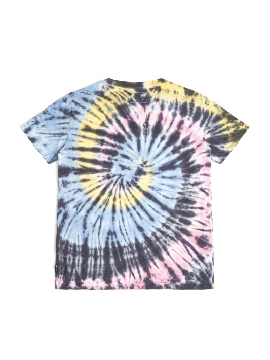 Guess Minime Spiral Tie-dye Tee (7-14) Lemon Mist Multi